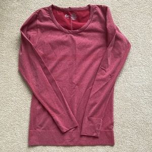 ZYIA Heather performance long sleeve tee, EUC